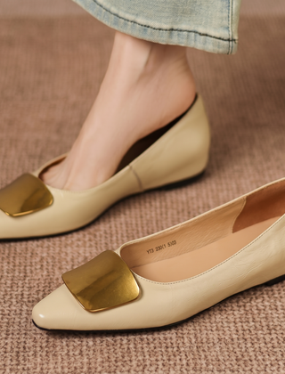 Genuine Leather Flats