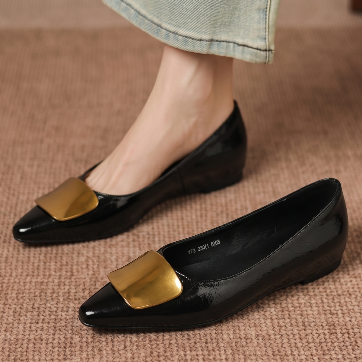 Genuine Leather Flats