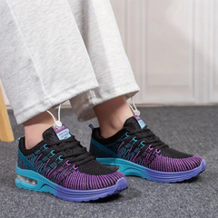 Orthopedic Shoes in Black & Purple