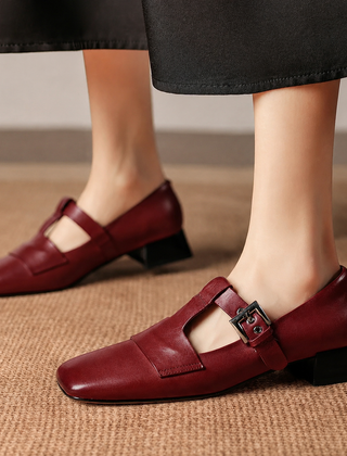 Genuine Leather Heels