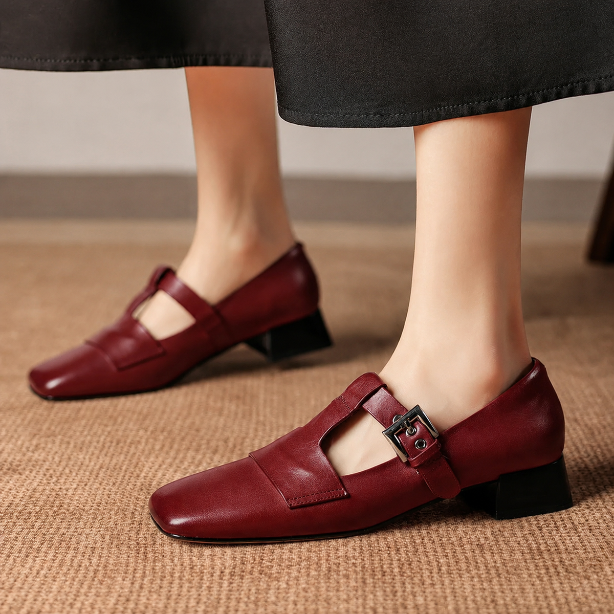 Genuine Leather Heels