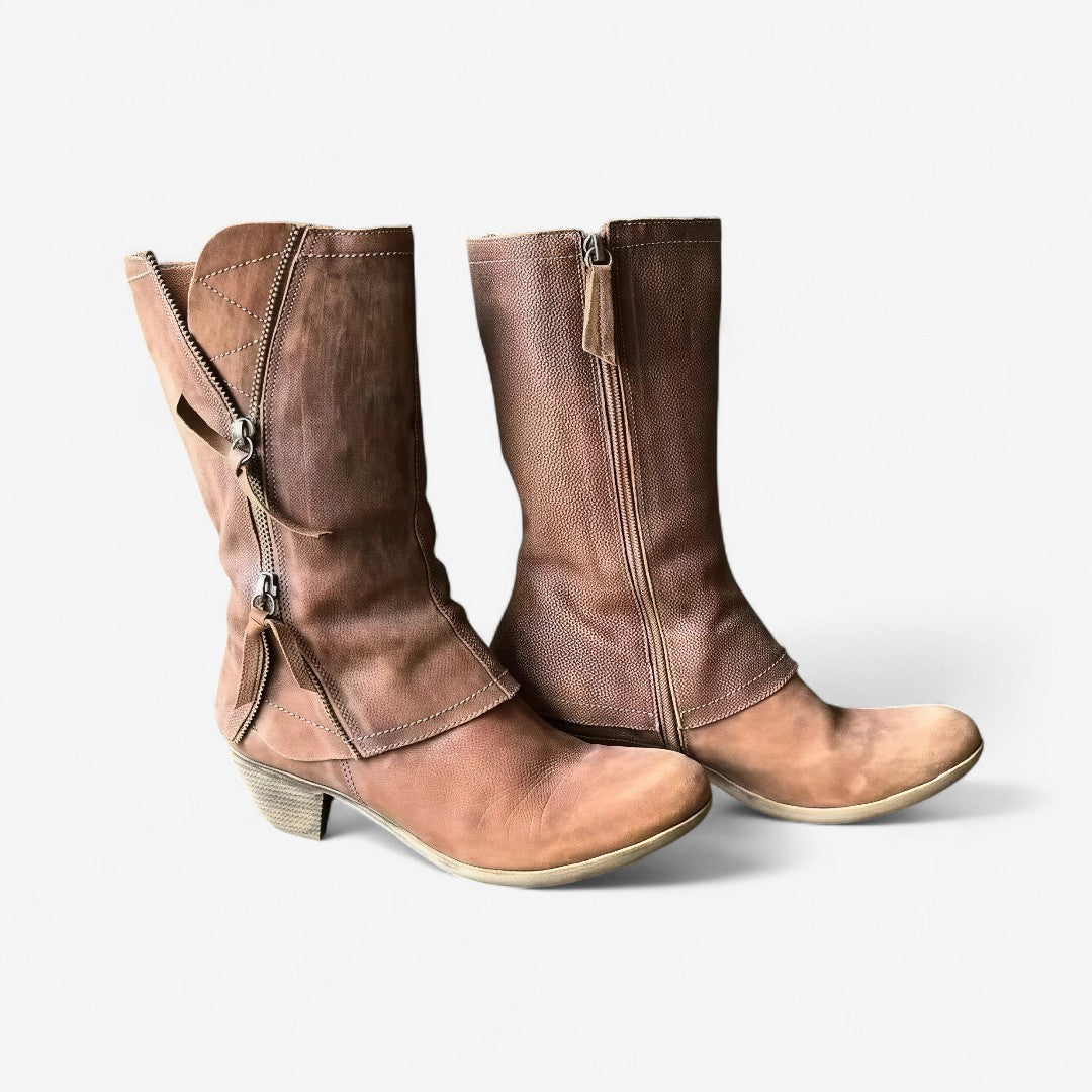 Leather Fall Boots