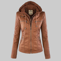 Hooded Moto Jacket