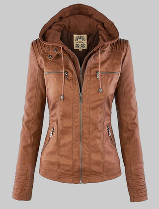 Hooded Moto Jacket