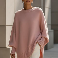 Oversized Drape Knit Sweater