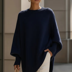 Oversized Drape Knit Sweater