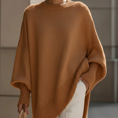Oversized Drape Knit Sweater