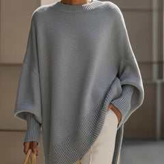 Oversized Drape Knit Sweater