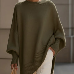 Oversized Drape Knit Sweater