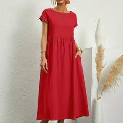 Isabel | Breathable Ten-Color Midi Dress