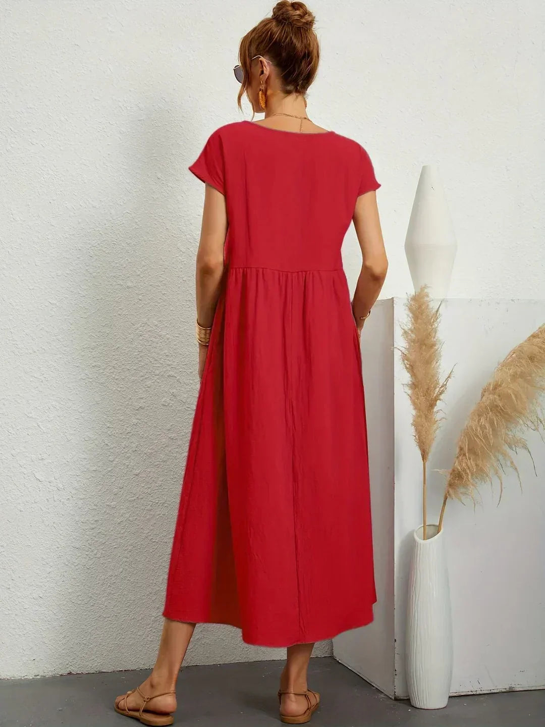 Isabel | Breathable Ten-Color Midi Dress