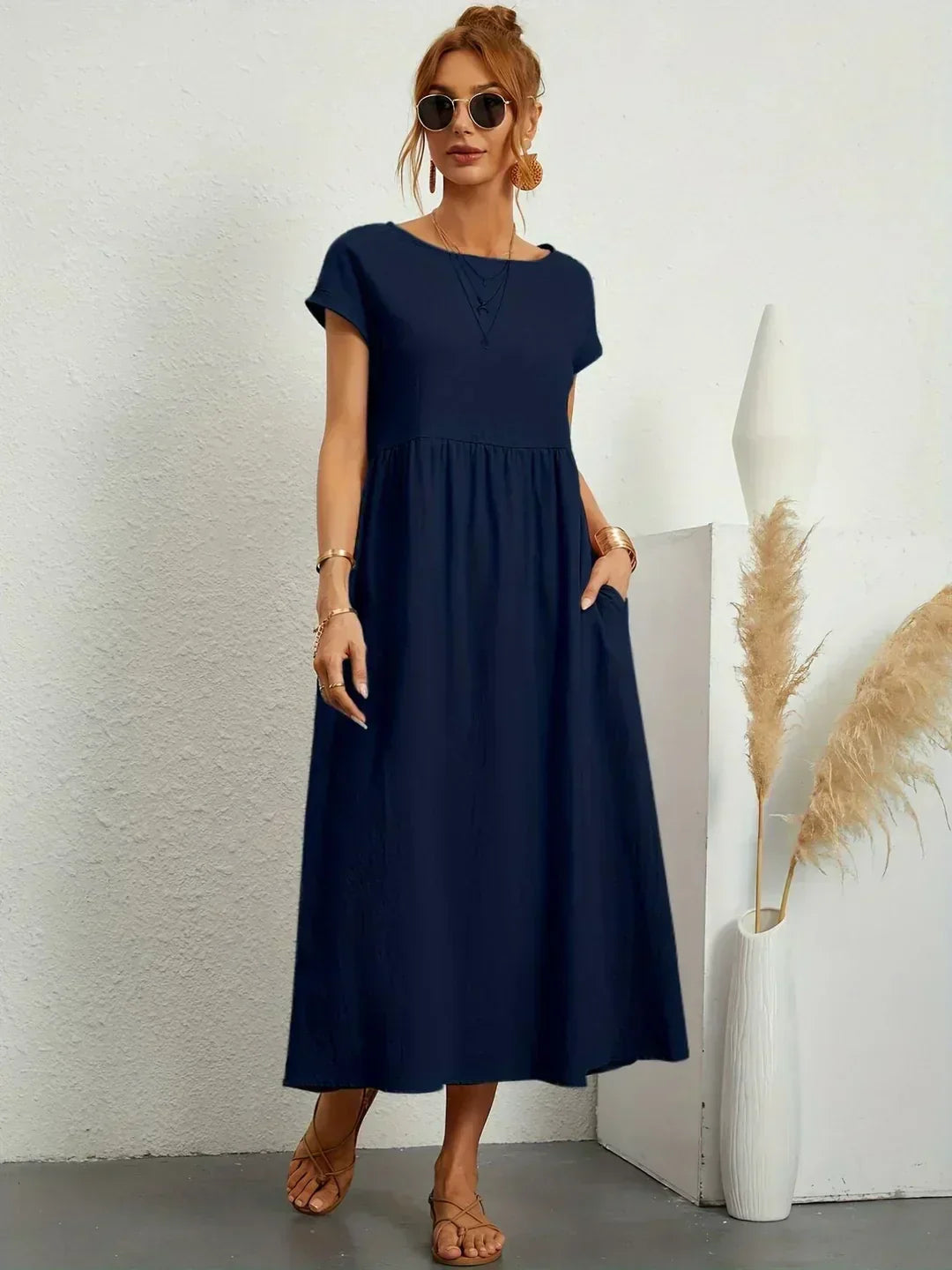 Isabel | Breathable Ten-Color Midi Dress