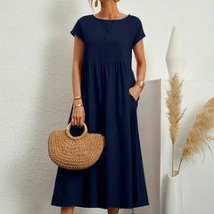 Isabel | Breathable Ten-Color Midi Dress