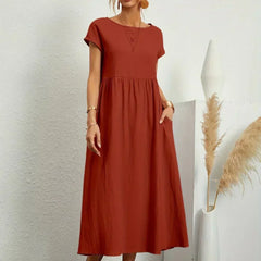 Isabel | Breathable Ten-Color Midi Dress