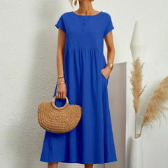 Bella | All-Occasion Ten-Color Midi Dress