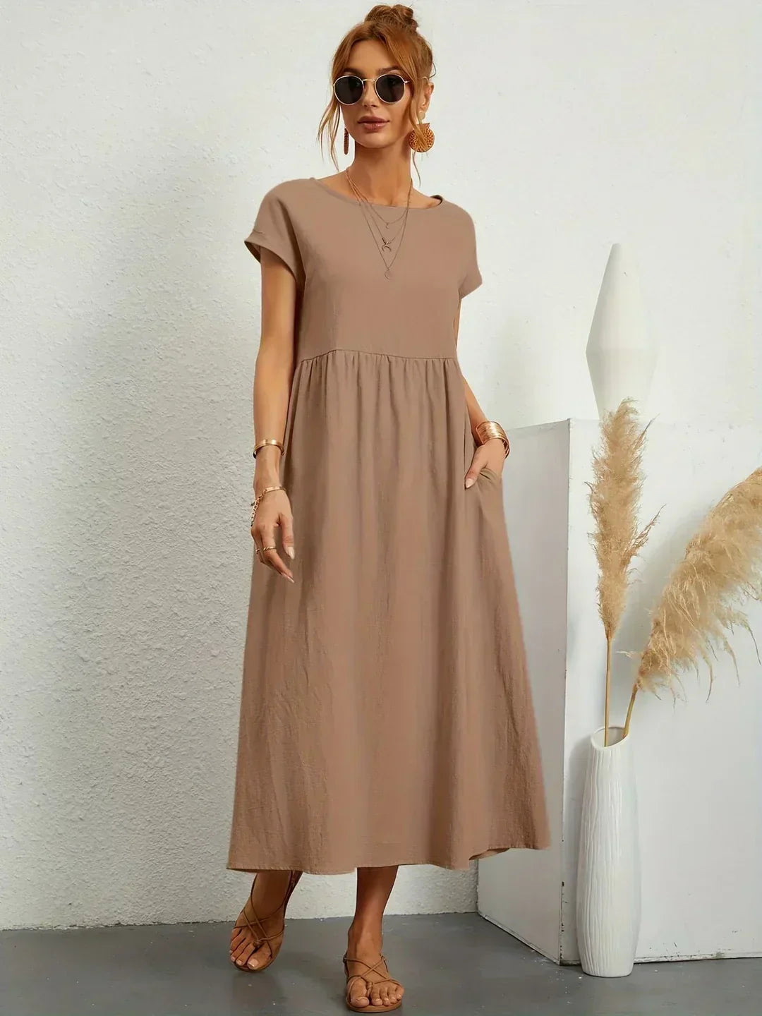 Bella | All-Occasion Ten-Color Midi Dress