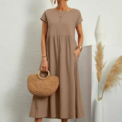 Isabel | Breathable Ten-Color Midi Dress