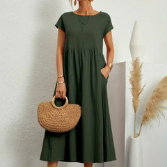 Bella | All-Occasion Ten-Color Midi Dress
