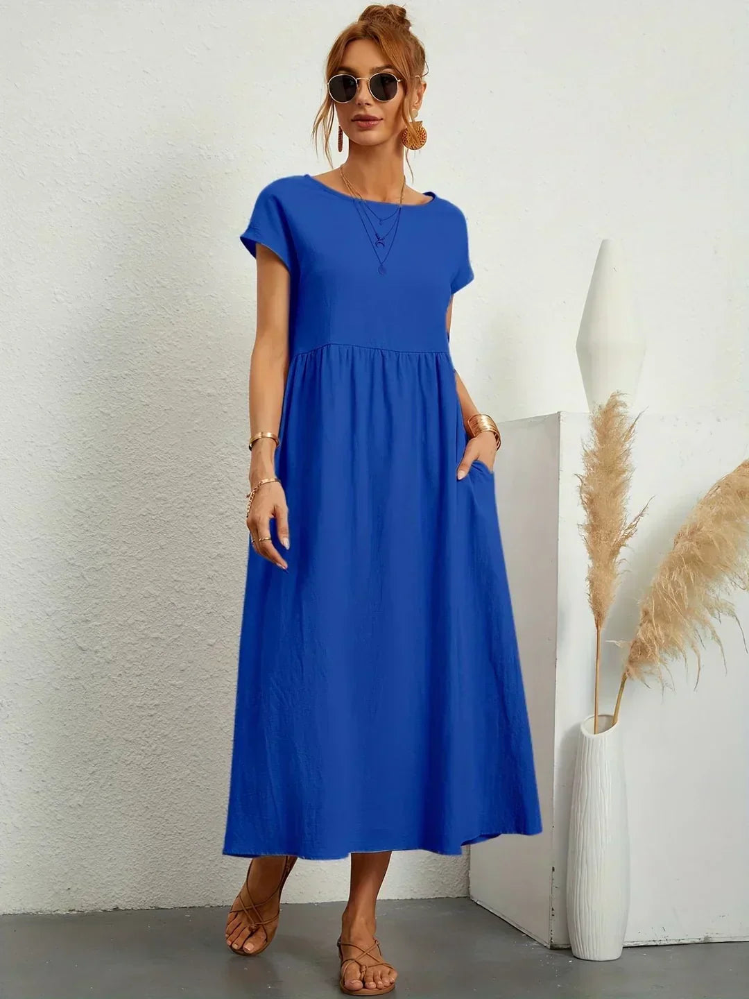 Isabel | Breathable Ten-Color Midi Dress