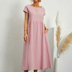 Isabel | Breathable Ten-Color Midi Dress