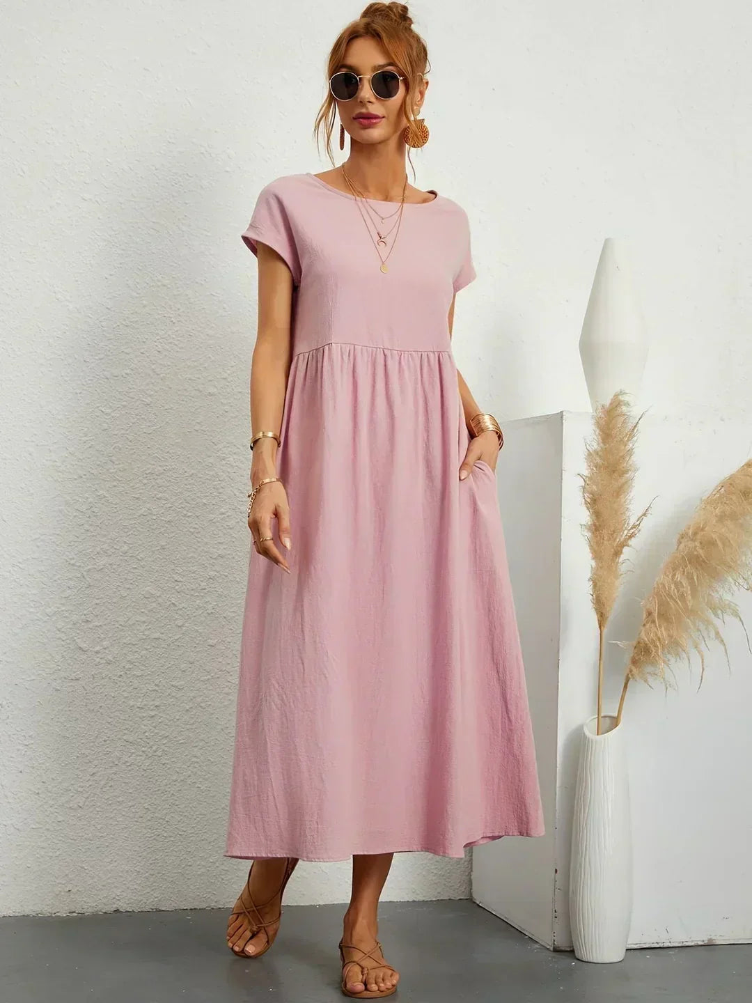 Isabel | Breathable Ten-Color Midi Dress