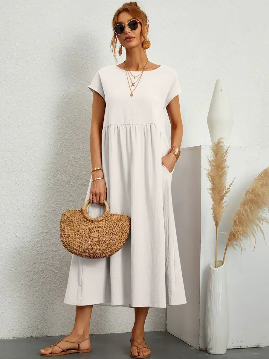 Isabel | Breathable Ten-Color Midi Dress