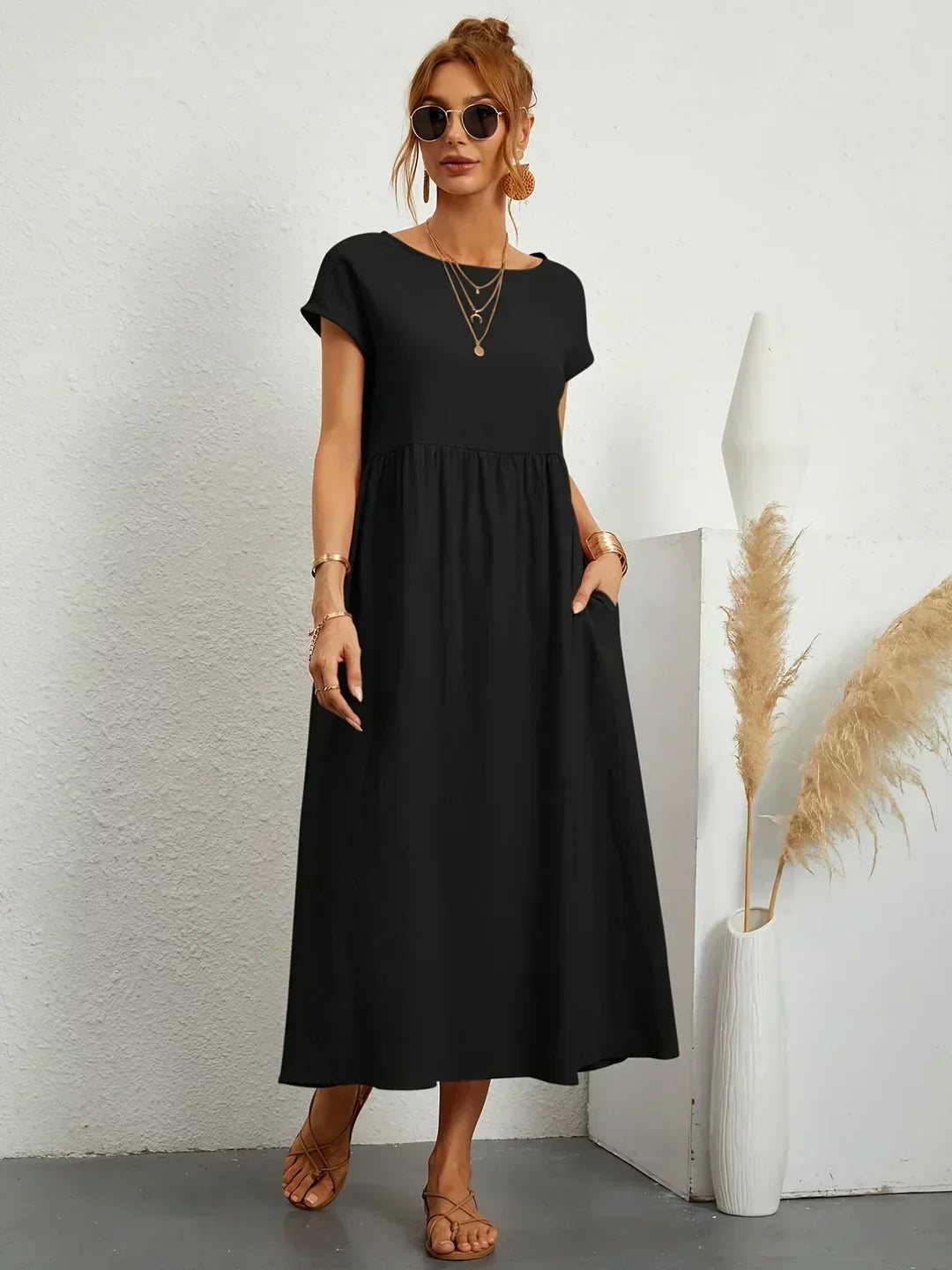 Bella | All-Occasion Ten-Color Midi Dress