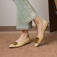 Genuine Leather Flats
