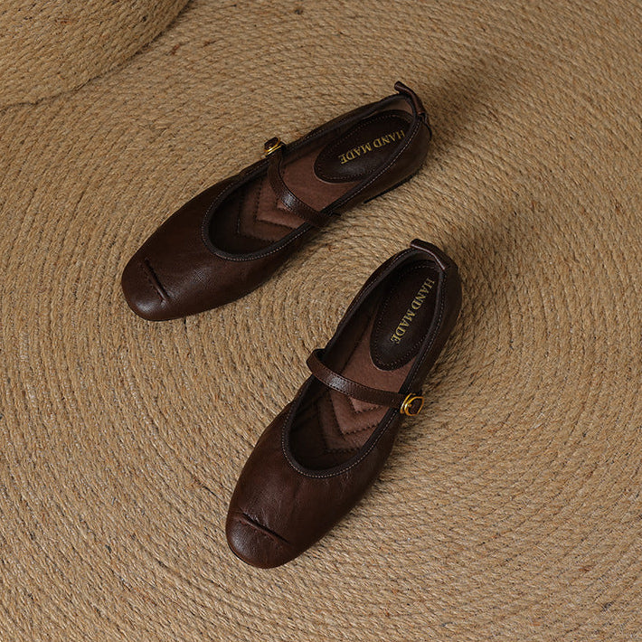 Leather Flats