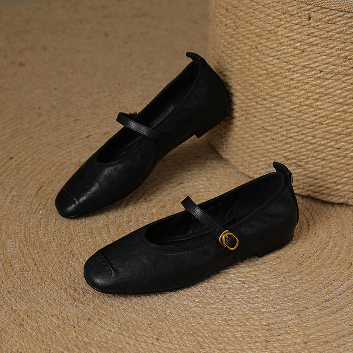 Leather Flats