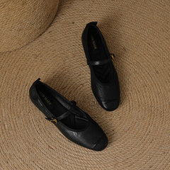 Leather Flats
