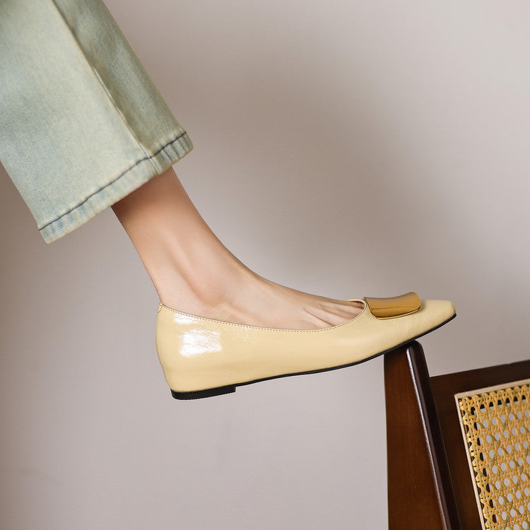 Genuine Leather Flats