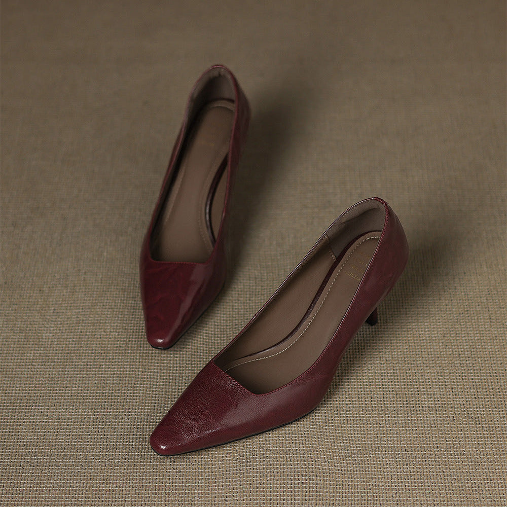 Genuine Leather Heels