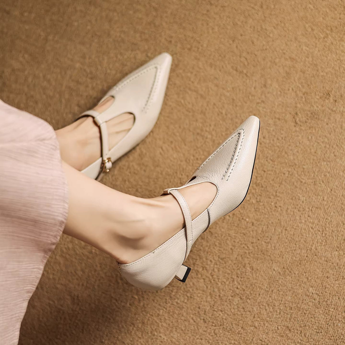 Genuine Leather Heels