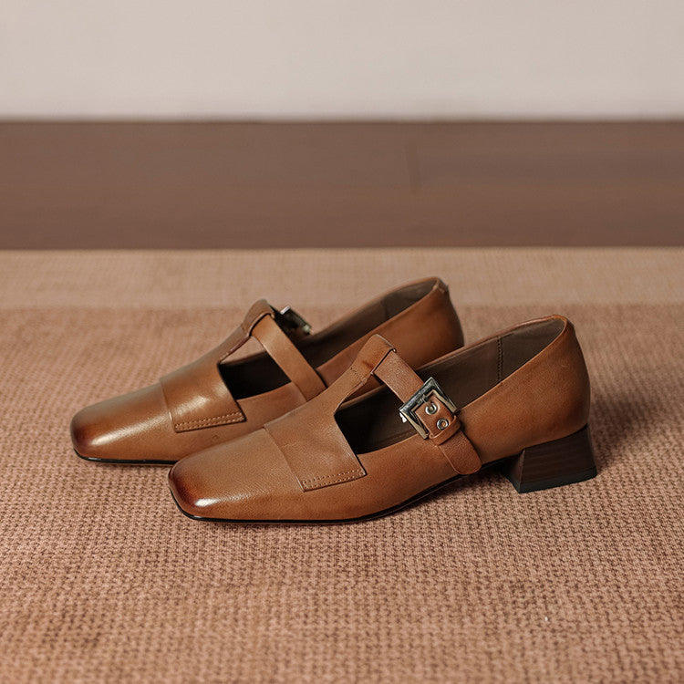 Genuine Leather Heels