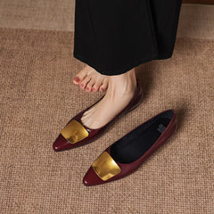 Genuine Leather Flats