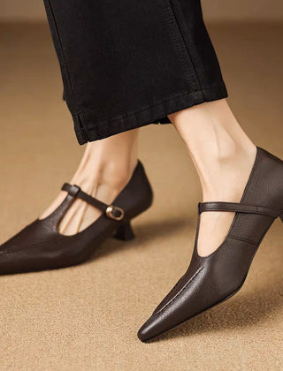 Genuine Leather Heels
