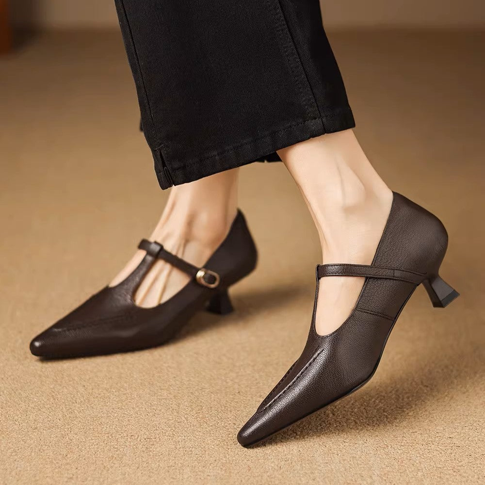 Genuine Leather Heels