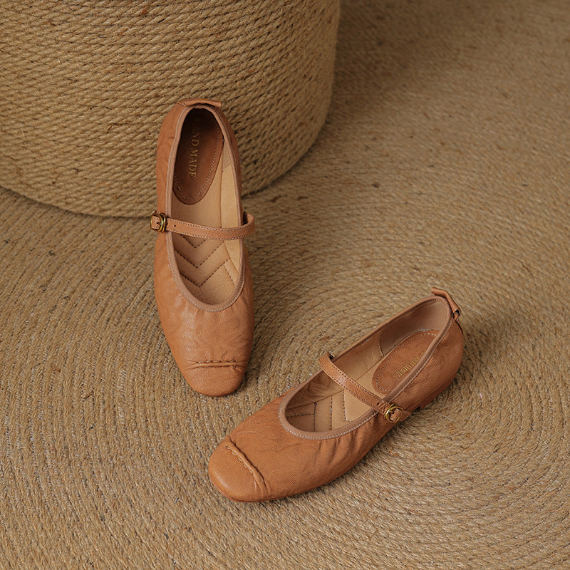 Leather Flats