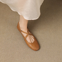 Genuine Leather Flats
