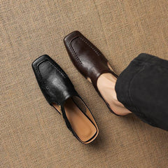 Genuine Leather Mules