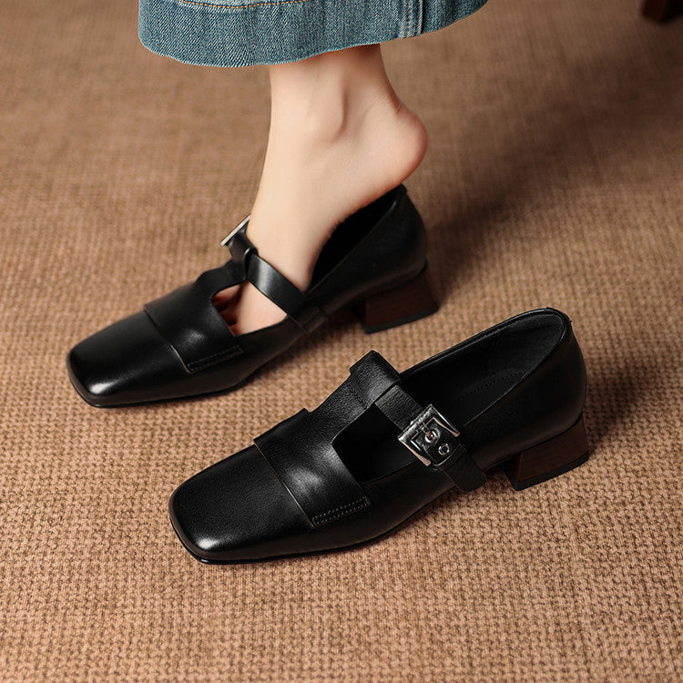 Genuine Leather Heels