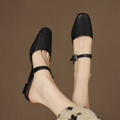 Genuine Leather Mules