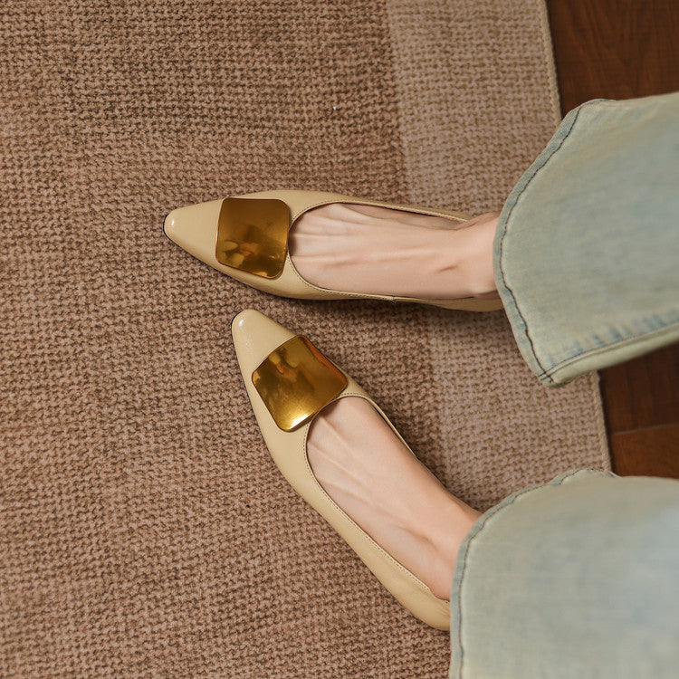 Genuine Leather Flats