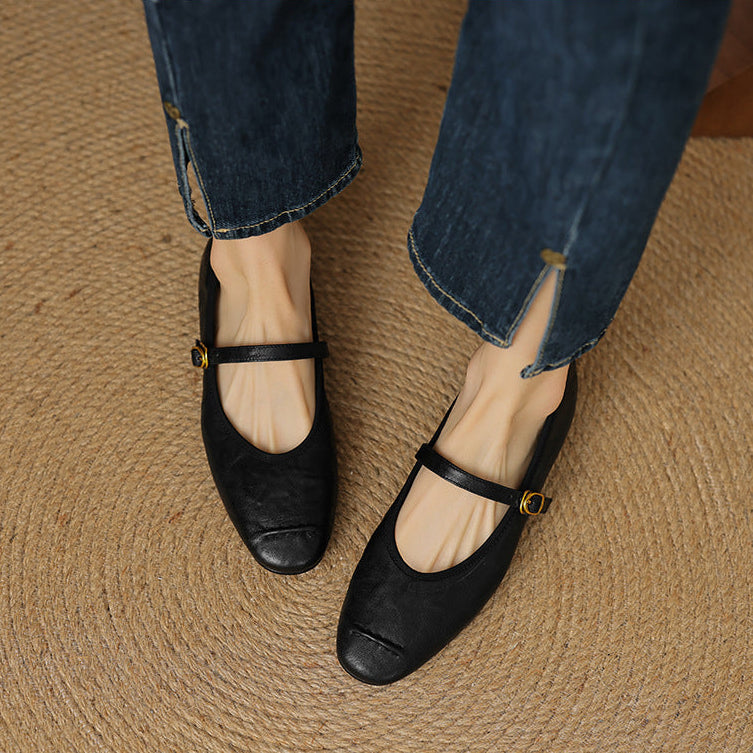 Leather Flats