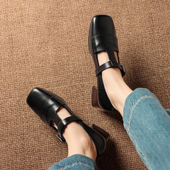 Genuine Leather Heels