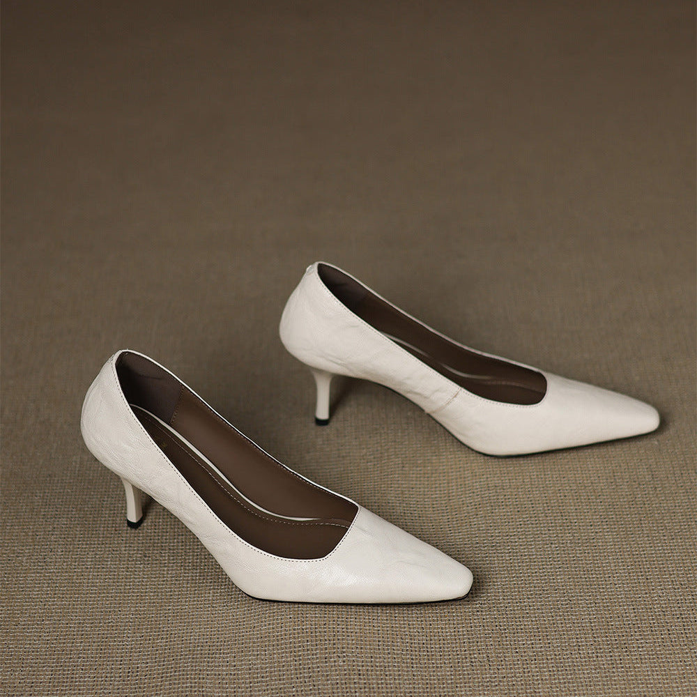 Genuine Leather Heels