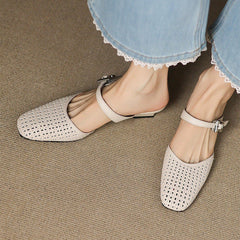 Genuine Leather Mules