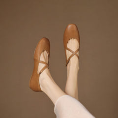Genuine Leather Flats