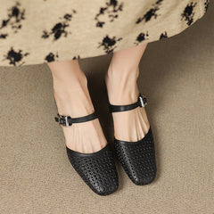 Genuine Leather Mules